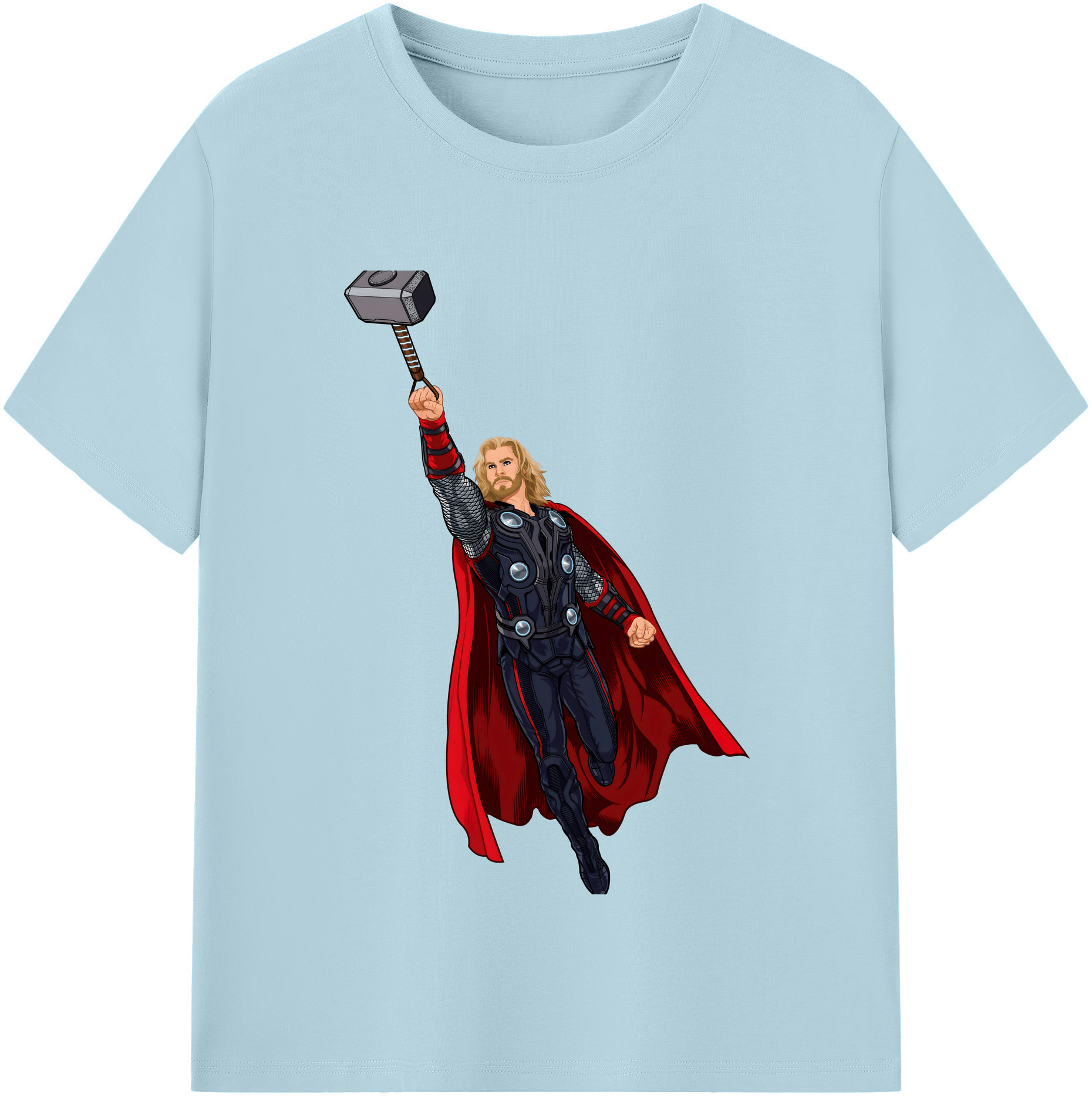 （画像用） アベンジャーズ The Avengers 綿100％半袖Tシャツ（フロントプリント）